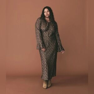 DÔEN silk Chelsea Dress XL EUC